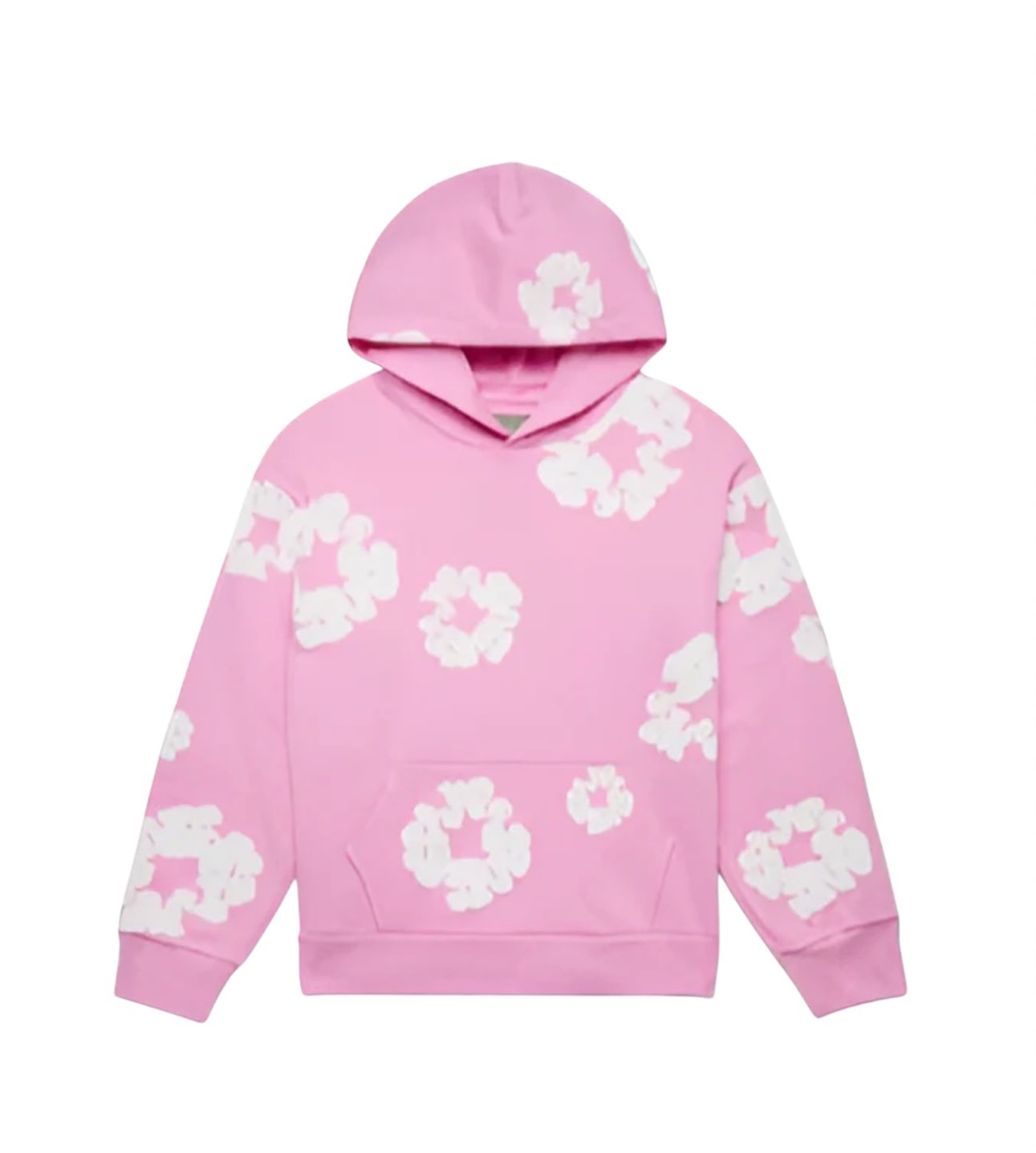 Pull à fleurs - rose